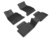 Load image into Gallery viewer, 3D MAXpider 2018-2020 Kia Stinger Awd Kagu 1st &amp; 2nd Row Floormats - Black | L1KA04501509
