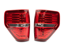 Load image into Gallery viewer, Raxiom 09-14 Ford F-150 Styleside LED Tail Lights- Chrome Housing- Red/Clear Lens | T542869
