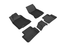 Load image into Gallery viewer, 3D MAXpider 2017-2019 Infiniti QX30 Kagu 1st &amp; 2nd Row Floormats - Black | L1IN02501509
