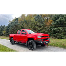 Load image into Gallery viewer, Fishbone Offroad 07-18 Chevrolet Silverado 1500/2500/3500 Double Cab Oval Side Steps -Black Textured Fishbone Offroad
