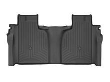 Load image into Gallery viewer, WeatherTech 19-23 Chevrolet Silverado 1500 Crew Cab (1st Row Bench Seats) Rear FloorLiner - Black
