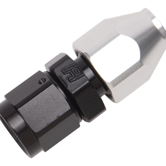 Russell Performance Black/Silver -6 AN Female Swivel to 3/8in Aluminum Tube Russell