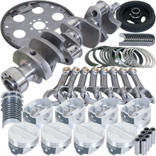Load image into Gallery viewer, Eagle Chevy 350 1Pc 3.750in Crank 5.700in I-Beam Rod 4.000in Pistons 153 Tooth FP Balanced Assembly Eagle
