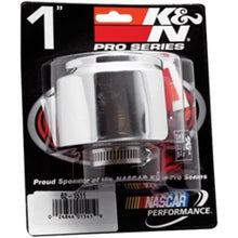 Load image into Gallery viewer, K&amp;N 1in Flange ID x 3in OD x 2.5in Height Clamp On Crankcase Vent Filter
