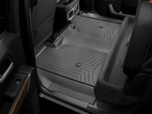 Load image into Gallery viewer, WeatherTech 19-23 Chevrolet Silverado 1500 Crew Cab (1st Row Bucket Seats) Rear FloorLiner - Black
