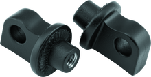 Load image into Gallery viewer, Kuryakyn Splined Peg Adaptors Satin Black Misc Powersports Kuryakyn   
