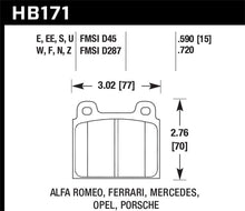 Load image into Gallery viewer, Hawk 69-77 &amp; 84-89 Porsche 911 DTC-70 Front Race Brake Pads Brake Pads - Racing Hawk Performance   
