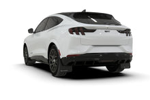 Load image into Gallery viewer, Rally Armor 21-25 Ford Mustang Mach-E/GT/Rally Black Mud Flap w/White Logo Mud Flaps Rally Armor
