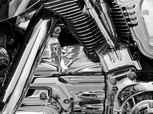 Load image into Gallery viewer, Kuryakyn Rear Cylinder Base Cover For 02-06 Touring Models Chrome Kuryakyn
