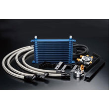 Load image into Gallery viewer, GReddy 89-94 Nissan Skyline GT-R (BNR32) 13 Row Oil Cooler Kit w/ Oil Filter Relocation
