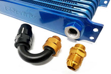 Load image into Gallery viewer, GReddy Oil Cooler Center Bolt AN Fitting 150 degree #10 | 12402155
