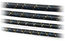 Load image into Gallery viewer, GReddy AN08 Reusable Hose Nylon Braided, Black/Gold/Blue | 12850800
