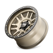Load image into Gallery viewer, Dirty Life 9309 Canyon Pro 17x9/6x139.7 BP/-12mm Offset/106mm Hub Satin Gold Wheel - Beadlock
