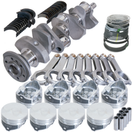 Eagle EAG12311000 Eagle Chevy 350 3.480in Crank 6.000in H-Beam -3.7cc Flat Top 4.000in Pistons Rotating Assembly