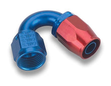 Load image into Gallery viewer, Earl's Performance Clamp-On Hose Fitting Earl's Performance Earls 150 Degree Auto-Fit Hose End AN -6 - Red/Blue 315006ERL
