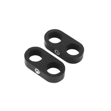 Load image into Gallery viewer, Earl's Performance Vacuum Hose Bracket Hose &amp; Tubing Separator, 3/4", Package Of 2, Black Anodized
