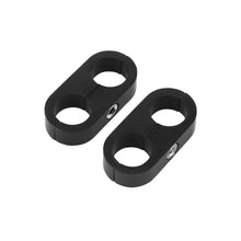 Load image into Gallery viewer, Earl's Performance Vacuum Hose Bracket Hose &amp; Tubing Separator, 3/4", Package Of 2, Black Anodized
