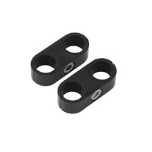 Load image into Gallery viewer, Earl's Performance Vacuum Hose Bracket Hose &amp; Tubing Separator, 9/16", Package Of 2, Black Anodized

