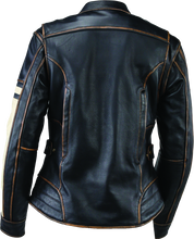 Load image into Gallery viewer, Kuryakyn Leather By River Road Dame Vintage Leather Jacket Black Womens - Small Jackets - Leather Kuryakyn
