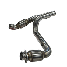 Load image into Gallery viewer, Kooks 2023+ Cadillac Escalade V 3in H.O. GREEN Catted Conn. Pipes (Req. Kooks Headers) Kooks Headers
