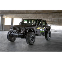 Load image into Gallery viewer, DV8 Offroad 07-23 Jeep Wrangler/Gladiator JT/JK/JL FS-25 Stubby Front Bumper w/Plated Bull Bar Bumpers - Steel DV8 Offroad
