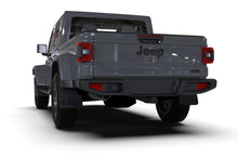 Load image into Gallery viewer, Rally Armor 19-24 Jeep JT Gladiator (Mojave/Rubicon) Black Mud Flap w/Grey Logo Mud Flaps Rally Armor   
