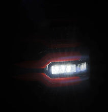 Load image into Gallery viewer, AlphaRex 07-13 GMC Sierra 1500/07-14 2500/3500HD (No Clsc/Dually) Luxx-Series LED Tail Lghts Blk Red AlphaRex
