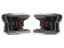 Load image into Gallery viewer, Raxiom 18-20 Ford F-150 LED Halo Surround Headlights with Amber DRL- Black Housing- Clear Lens | T583568

