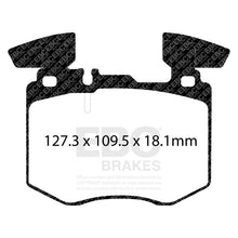 Load image into Gallery viewer, EBC EBCUD2162 EBC 19-22 Mercedes-Benz GLC300 Coupe (C253) 2.0T (4 Pads w/Weights) Ultimax Front Brake Pads
