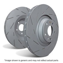 Load image into Gallery viewer, EBC EBCUSR7907 EBC 2018+ Tesla Model 3 AWD Performance Front USR Slotted Rotors
