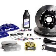 EBC Big Brake Kits EBC Racing 01-09 Porsche 911 (996/997) Blue Apollo-6 Calipers 355mm Rotors Front Big Brake Kit