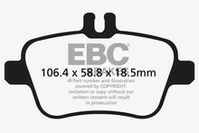 Load image into Gallery viewer, EBC 13+ Mercedes-Benz CLA250 2.0 Turbo Ultimax2 Rear Brake Pads Brake Pads - OE EBC   

