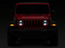 Load image into Gallery viewer, Raxiom 18-23 Jeep Wrangler JL Axial Series 9-In Angel Eye LED Headlights- Blk Housing (Clear Lens) Headlights Raxiom

