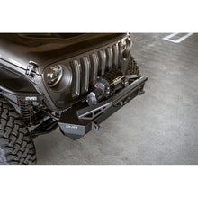 Load image into Gallery viewer, DV8 Offroad 07-23 Jeep Wrangler/Gladiator JT/JK/JL FS-25 Stubby Front Bumper w/Plated Bull Bar Bumpers - Steel DV8 Offroad
