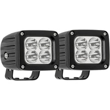 Load image into Gallery viewer, Westin Quadrant LED Auxiliary Light 3 inch x 2.5 inch Flood w/5W Cree (Set of 2) - Black Westin
