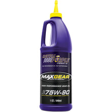 Load image into Gallery viewer, Royal Purple Max Gear Synthetic 75W-90 Gear Oil - 1 Quart Royal Purple
