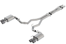 Load image into Gallery viewer, Borla 2018 Ford Mustang GT 5.0L AT/MT 3in Atak Catback Exhaust w/ Valves (Carbon Fiber Tip) Catback Borla
