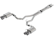 Borla 2018 Ford Mustang GT 5.0L AT/MT 3in Atak Catback Exhaust w/ Valves (Carbon Fiber Tip) Catback Borla