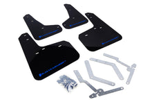 Load image into Gallery viewer, Rally Armor 12-19 Ford Focus ST / 16-19 RS Black Mud Flap w/Blue Logo Mud Flaps Rally Armor   
