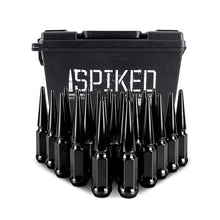Load image into Gallery viewer, Mishimoto Mishimoto Steel Spiked Lug Nuts M14 x 1.5 24pc Set Black Lug Nuts Mishimoto   
