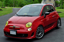 Load image into Gallery viewer, Rally Armor 12-18 Fiat 500 Black UR Mud Flap w/Red Logo Mud Flaps Rally Armor   
