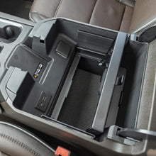 Load image into Gallery viewer, Tuffy Console Safe W/ Keyed Lock For Chevrolet Silverado W/ Wireless Charging Pad Console Cargo Boxes &amp; Bags Tuffy Products
