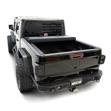 Load image into Gallery viewer, Westin 20-22 Jeep Gladiator JT 4WD 5ft. Bed Hard Tri-Fold Tonneau Cover - Black Westin
