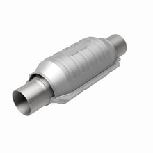 Load image into Gallery viewer, MagnaFlow Conv Univ 3in Inlet/Outlet Center/Center Round 9in Body L x 5.125in W x 13in Overall L
