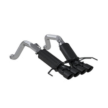 Load image into Gallery viewer, MBRP Exhaust S7030BLK 3in. Axle-Back. Dual Muffler. Dual Rear Exit. Quad Tip. BLK Exhaust System Kit MBRP Exhaust

