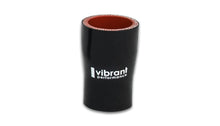 Load image into Gallery viewer, Vibrant Silicone Reducer Coupler 1.375in ID x 1.125in ID x 3.00in Long - Black Silicone Couplers &amp; Hoses Vibrant
