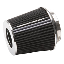Load image into Gallery viewer, Edelbrock Air Filters - Universal Fit Edelbrock Air Filter Pro-Flo Series Conical 6 7In Tall Black/Chrome
