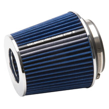 Load image into Gallery viewer, Edelbrock Air Filters - Universal Fit Edelbrock Air Filter Pro-Flo Series Conical 6 7In Tall Blue/Chrome
