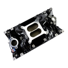 Load image into Gallery viewer, Edelbrock Engine Intake Manifold Edelbrock Edelbrock RPM Air-Gap Manifold for Small-Block Chevy Vortec, Black Plasma Finish 7516-BP
