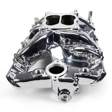 Load image into Gallery viewer, Edelbrock Engine Intake Manifold Edelbrock Performer RPM Pontiac 326-455 Intake Manifold, Chrome Plasma Finish 7156-CP
